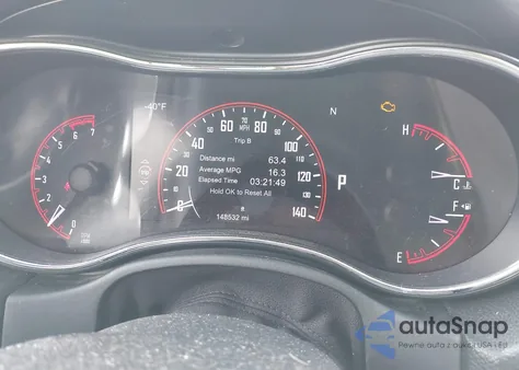 2014 Dodge Durango Limited z USA, uszkodzony, nr VIN 1C4RDJDG3EC381597